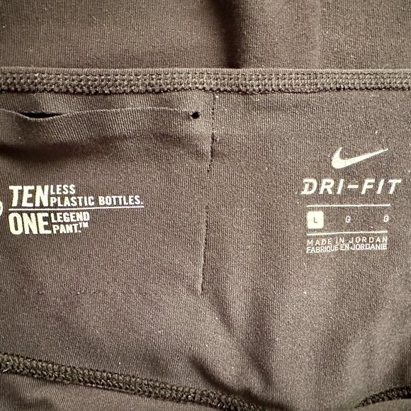 Women's Nike Dri-Fit Legging - Black L - Picture 4 of 4